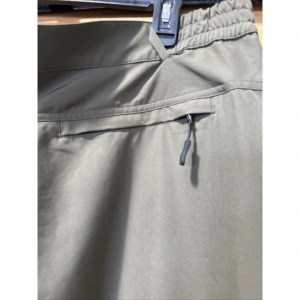 Nailiko Men's 2X Hiking Pants Olive Green Mid Weight Quick Dry